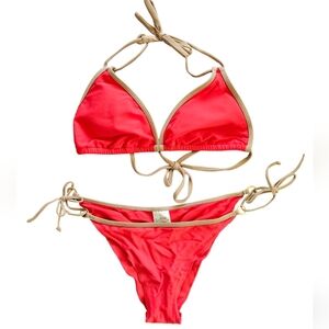 Body Glove sz M medium bikini swimsuit  2 pc triangle tie